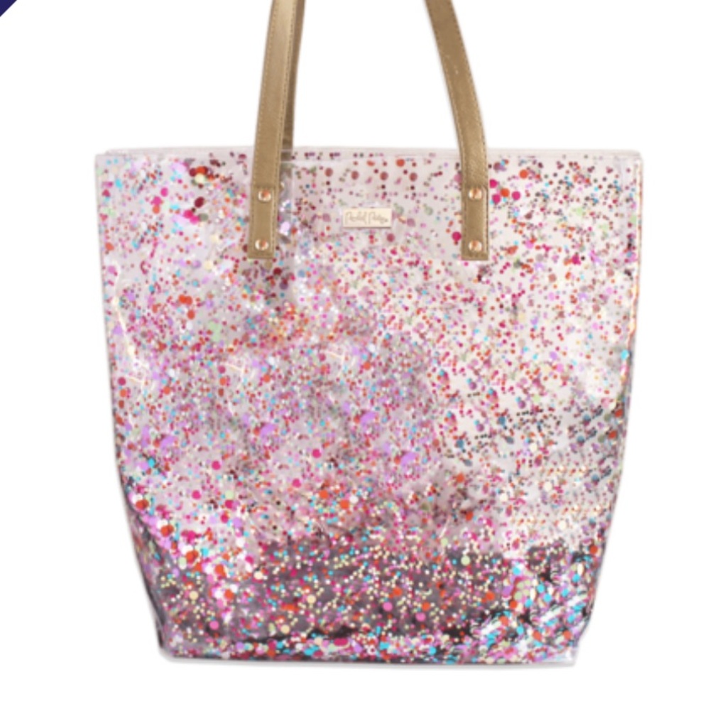 Packed party confetti bucket bag